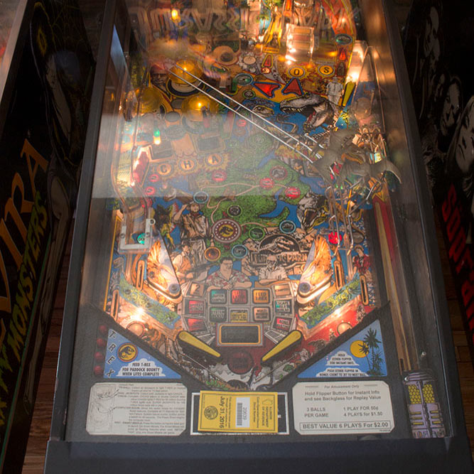 pinball Jurassic park